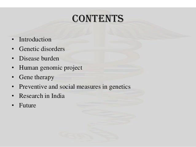 Human Genetics and Health Human Genetics and Health